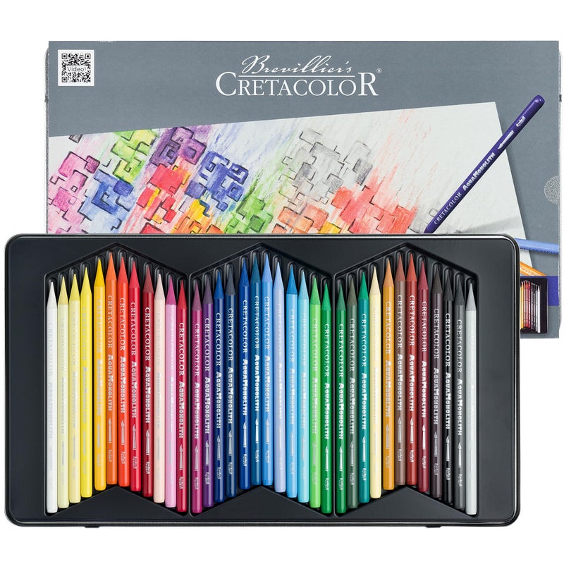 Cretacolor Aqua Monolith Watercolor Pencil Set, 36 Stk, Multi - Image 1